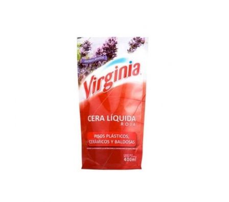 CERA LIQUIDA VIRGINIA AUTOBRILLO ROJA 400ML