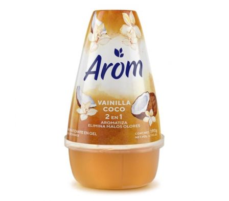 AROMATIZANTE AROM EN GEL VAINILLA COCO 190GRS