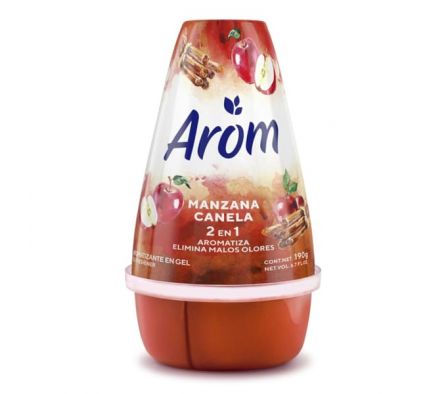 AROMATIZANTE AROM EN GEL MANZANA CANELA 190GRS