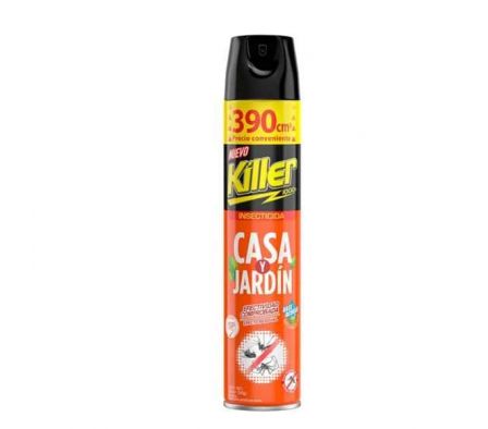 INSECTICIDA KILLER CASA Y JARDIN 390 ML 