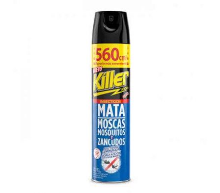 INSECTICIDA KILLER MATA MOSCAS Y MOSQUITOS 390ML 