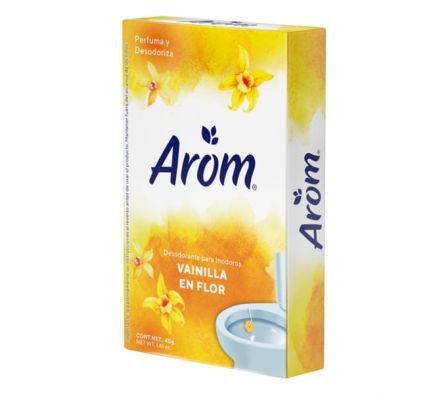 DESODORANTE AROM PARA INODORO VAINILLA EN FLOR 40G