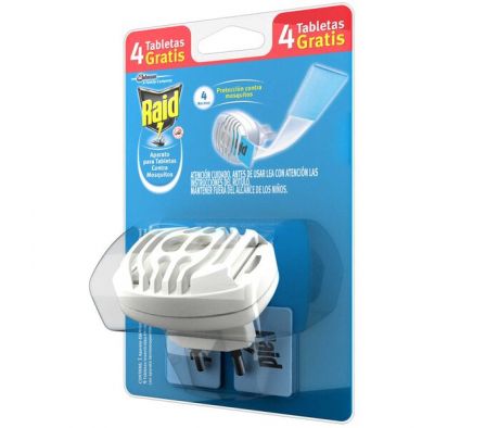 APARATO ELECTRICO RAID C/TABLETAS 4UN