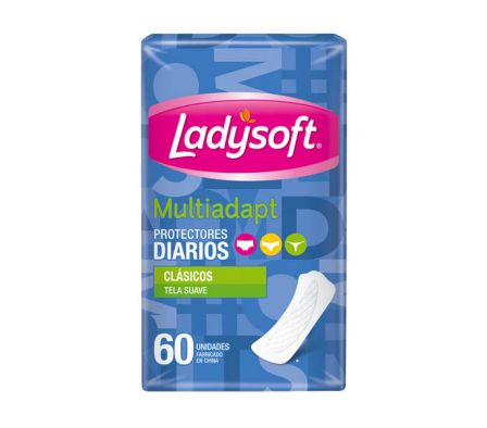 PROTECTORES DIARIOS CLASICO TELA SUAVE 60UN