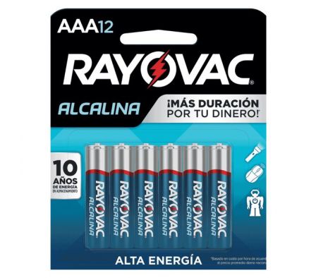 PILA RAYOVAC ALCALINA CHICA AAA X12
