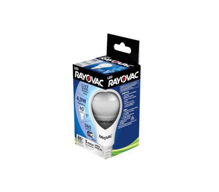 FOCOS RAYOVAC LED 4,9 W BLANCA (10)