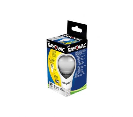 FOCOS RAYOVAC LED 4,9 W AMARILLA (10)