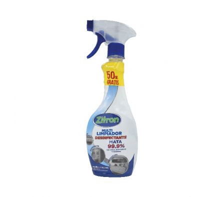 DESINFECTANTE ZITRON MULTIUSO CON ATOMIZADOR 480ML