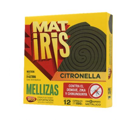 ESPIRALES MATIRIS MELLIZA PERFUMADO CITRONELLA
