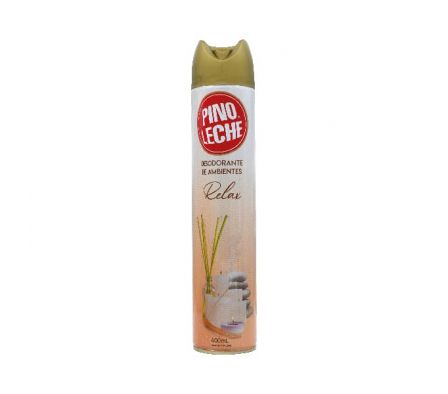 DESODORANTE AMB.PINO LECHE RELAX 400ML.