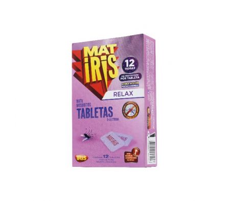 MATA MOSQUITO MATIRIS RELAX TABLETAS 12UN