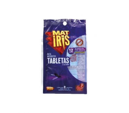 MATA MOSQUITOS MATIRIS TABLETAS SOBRE 8UN