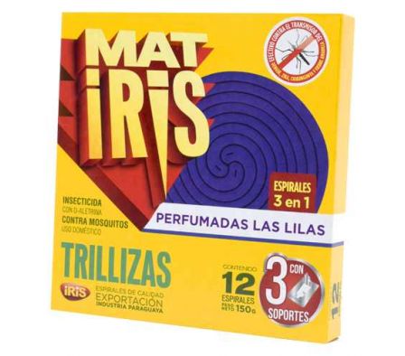 ESPIRALES TRILLIZAS LAS LILAS MATIRIS X 12 UN