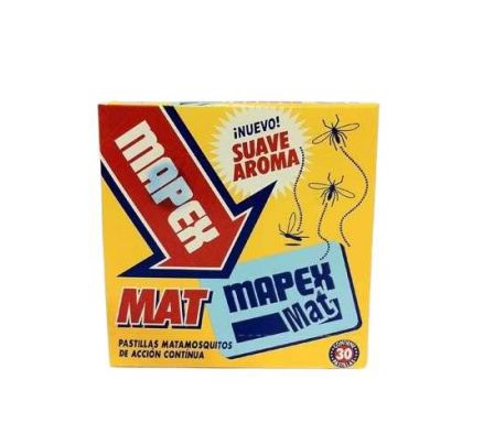 INSECTICIDA MAPEX PASTILLAS MATAMOSQUITO 30UN