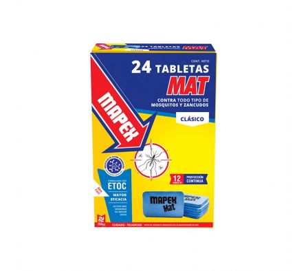 TABLETAS MAPEX MAT 24UNID