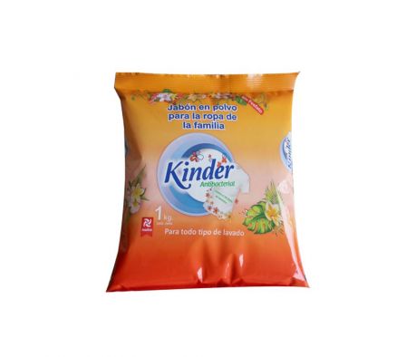 JABON EN POLVO KINDER ANTIBACTERIAL 1KG