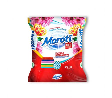 JABON EN PLOVO MOROTI MULTILAVADO FLORAL DE 2 KG