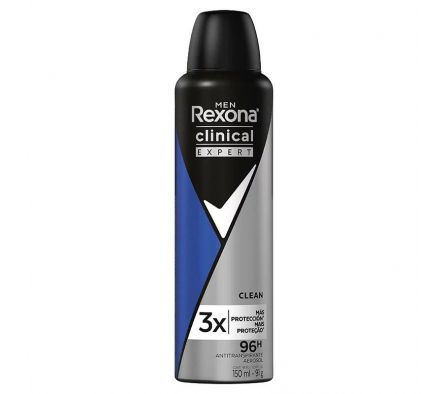 DESODORANTE REXONA CLINICAL CLEAN 150ML