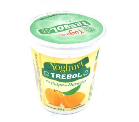 YOGUR TREBOL DURAZNO 350GR