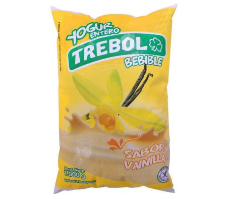 YOGUR TREBOL VAINILLA SACHET 1L