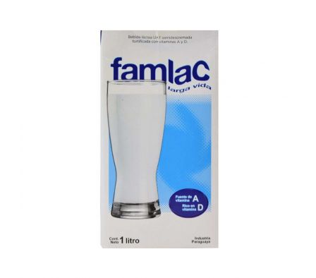 LECHE FAMLAC UAT LARGA VIDA 1LT