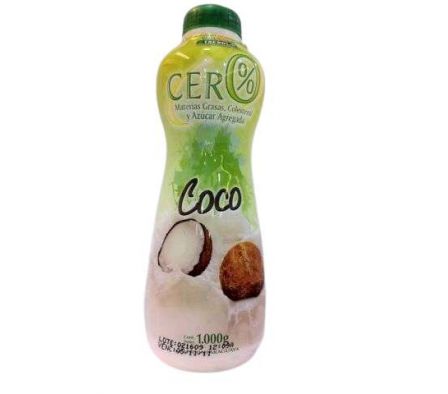 YOGUR TREBOL CERO COCO 1L