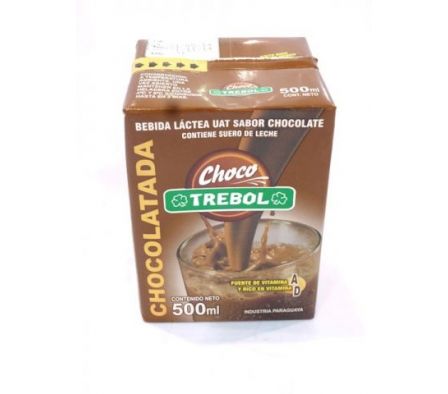LECHE CHOCOLATADA TREBOL 500CC
