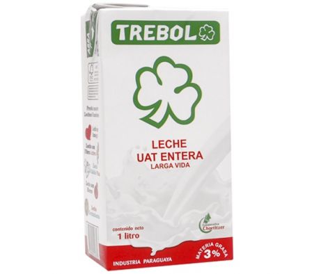 LECHE TREBOL UAT LARGA VIDA ENTERA 1LT
