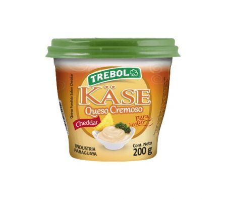 QUESO UNTABLE TREBOL KASE CHEDDAR 200GR