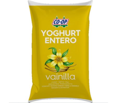 YOGUR CO-OP BEBIBLE SACHET VAINILLA 1L