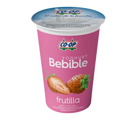 YOGUR ENTERO COOP FRUTILLA 200 GR