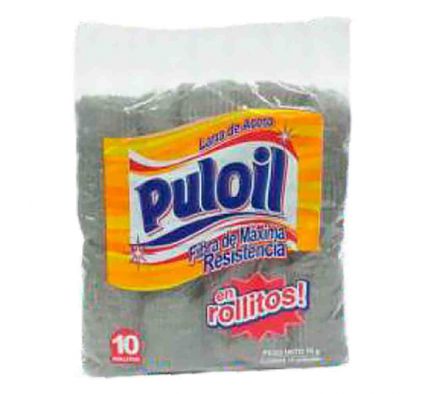 LANA DE ACERO PULOIL ROLLITO 10 UN