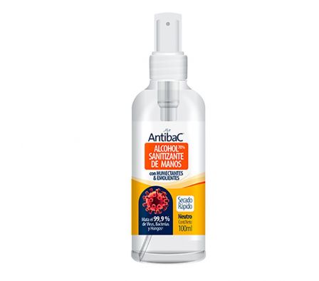 ALCOHOL SANIT. MAR P/MANOS ANTIBAC 100 ML NEUTRO