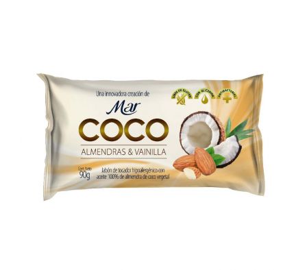 JABON DE TOCADOR MAR COCO ALMENDRAS Y VAINILLA 90G