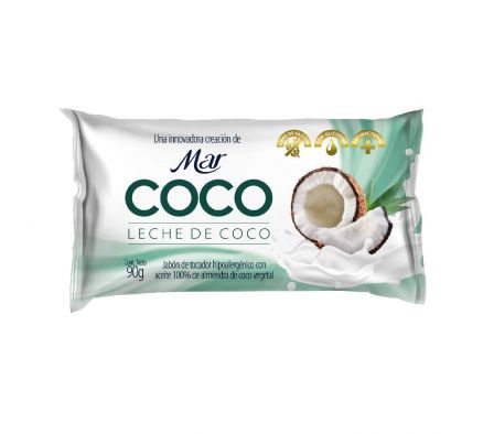 JABON DE TOCADOR MAR COCO LECHE DE COCO 90GR