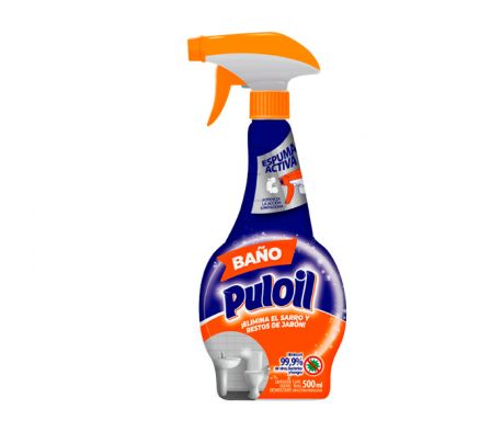 LIMPIADOR LIQUIDO PULOIL P/BAÑO 500ML 