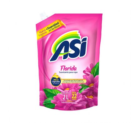SUAVIZANTE P/ROPA ASI FLORIDA 2 LITROS