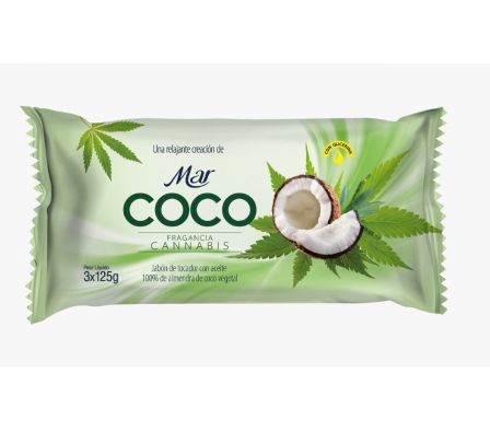 PACK JABON MAR COCO CANNABIS 125GR