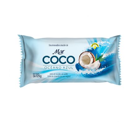 PACK JABON MAR COCO ACEANO AZUL 125GR