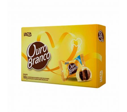 BOMBONES LACTA OURO BLANCO 160GR 