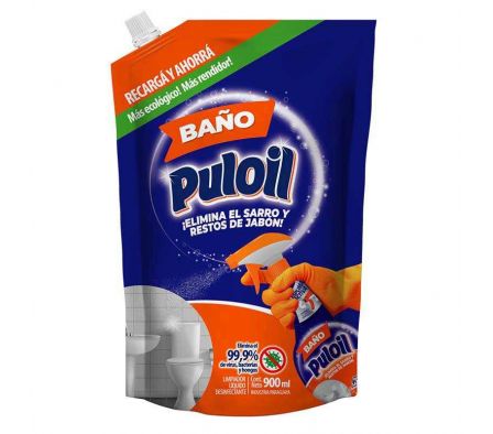 LIMPIADOR PULOIL P/BAÑO 900ML 