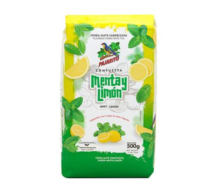YERBA MATE PAJARITO C/MENTA Y LIMON 500GR