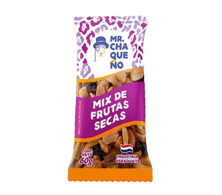 MIX DE FRUTAS SECAS MR. CHAQUEÑO 60GR