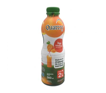 JUGO QUATTRO CONCENTRADO NARANJA 500ML