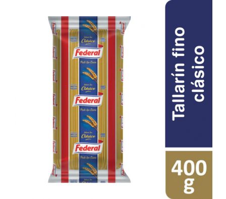 TALLARIN  AMARILLO FEDERAL FINO CLASICO 400 GR
