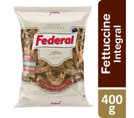 FIDEOS FEDERAL FETTUCCINE INTEGRAL 400GR