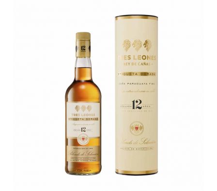 CAÑA TRES LEONES TUBO PREMIUM 12 AÑOS 750CC