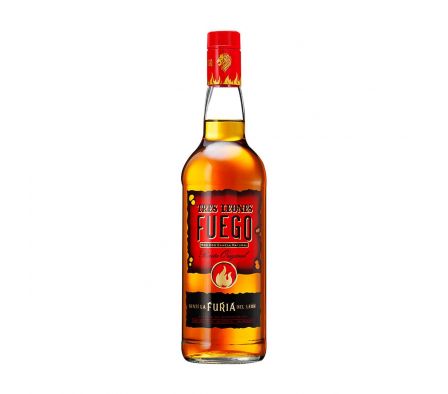 RON FUEGO TRES LEONES 750ML