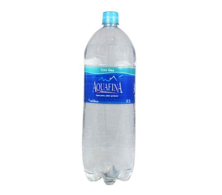 AGUA MINERAL AQUAFINA CON GAS 2LT