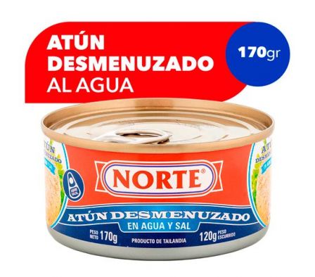ATUN NORTE GRATED AL AGUA 170GR